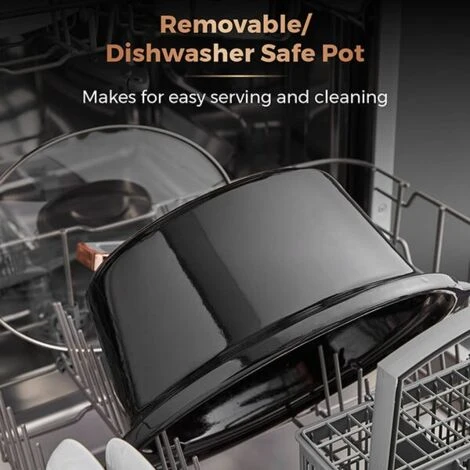 Tower Cavaletto 3.5 Litre Slow Cooker Black - Image 5