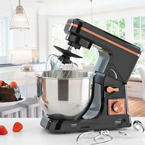 Neo Black And Copper 5L 6 Speed 800W Electric Stand Mixer - Image 2