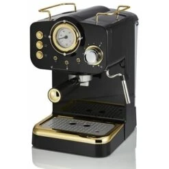 Swan Gatsby Pump Espresso Coffee Machine Black