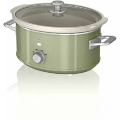 Swan 3.5L Slow Cooker Retro Green