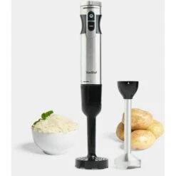 VonShef Electric Potato Masher & Hand Blender 1000W - 2 In 1 Immersion Blender With Potato Masher Attachment – Perfect For Blending & Mashing Potatoes, Baby Food And Vegetables