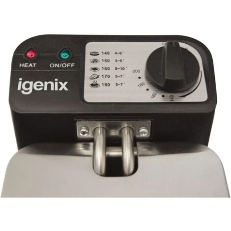 Igenix Deep Fat Dryer With Basket, Non Stick Inner Bowl, 1.5 Litre Capacity - IG8015 - Image 4