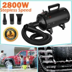 2800W Adjustable Stepless Speed Car Motorcycle Power Air Dryer Blaster Blower
