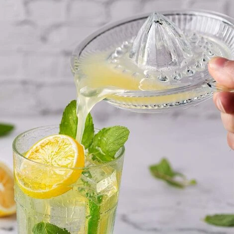 Glass Manual Juicer Citrus Fruit Juicer Kitchen Orange Lime Lemon Squeezer Fruit Press - Image 4