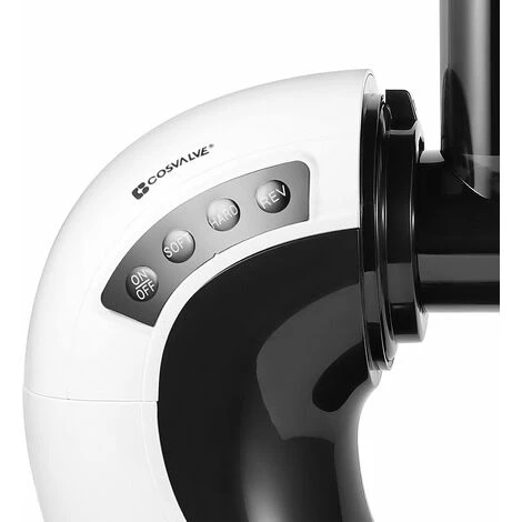 Masticating Juicer Machines Slow Juicer Cold Press For Vegetables Fruits 2 Speed Modes Quiet Motor Reverse Function Easy To Clean White - Image 4