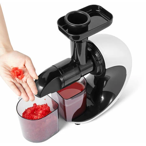 Masticating Juicer Machines Slow Juicer Cold Press For Vegetables Fruits 2 Speed Modes Quiet Motor Reverse Function Easy To Clean White - Image 5