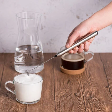 Handheld Electric Frothing Whisk. Milk, Coffee Or Tea Frother. Requires Two AAA Batteries. (not Included) - Image 5