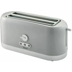 Swan 4 Slice LongSlot Grey Toaster
