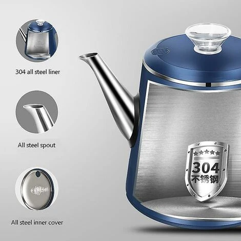 220V Electric Kettle 0.8l Heat Preservation Teapot Household Smart Thermostat Kettle Safety Stainless Steel Water Dispenser Uk - Image 5