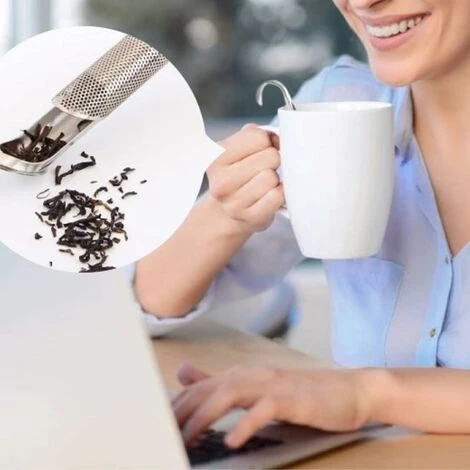 Tea Infuser 2 Pack Loose Tea Infuser Tea Steeper With Long Handle - Image 2