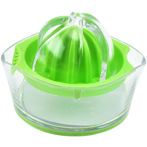 RHAFAYRE Lemon Squeezer Citrus Juicer, BPA-Free, Manual Juicers With Measuring Cup Orange Anti-Slip Hand Squeezer Rotation Press - Easy To Use & Clean For Fresh Orange Or Lime Juice, Green - Image 5