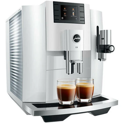 Jura E8 Piano White Coffee Machine - Image 2