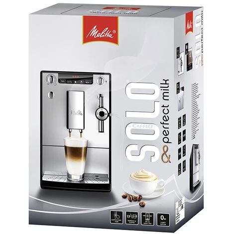 Melitta Caffeo Solo & Perfect Milk E957-103 Silver Bean To Cup Coffee Machine - Image 4