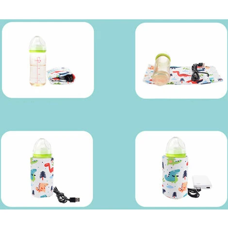 Portable USB Baby Bottle Warmer Thermostat For Family Outdoor Travel (Polar Bear) - Image 4