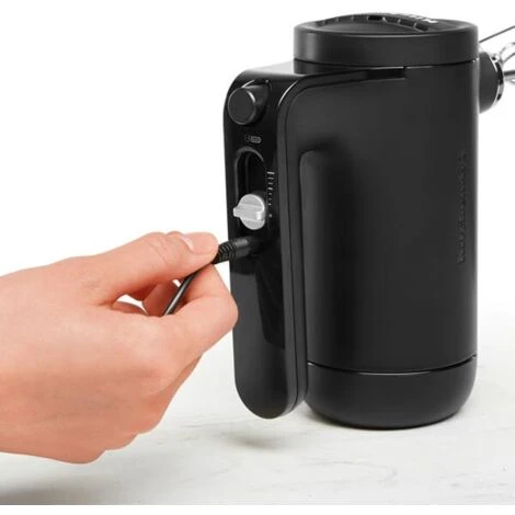 KitchenAid Matte Black Cordless Hand Mixer - Image 3