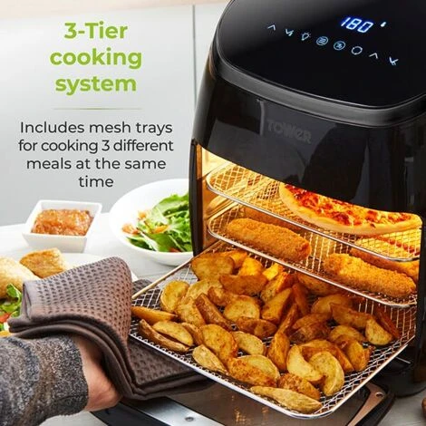 Tower Xpress Pro Combo 11 Litre 10-in-1 Digital Air Fryer Oven With Rotisserie - Image 5