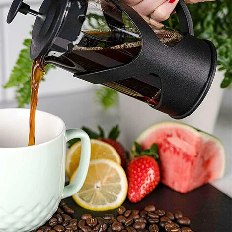 Grunwerg Black 1L 8-Cup Cafetiere - Image 2