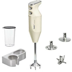 Bamix Mono C Cream Chrome Hand Blender