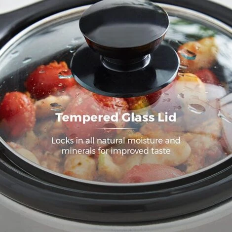 Tower 1.5 Litre Stainless Steel Slow Cooker - Image 5
