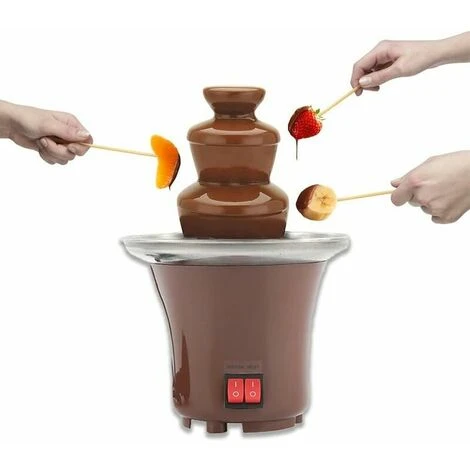 Fondue Maker,Chocolate Fountain Chocolate Fountain Party Chocolate Fountain Home Chocolate Fountain Chocolate Fondue Fountain - Image 3