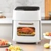 Livingandhome White 15L Large Air Fryer Oven