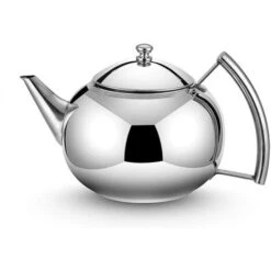 Teapot With Infuser Loose Leaf Tea 2 Liter Stainless Steel Teapot