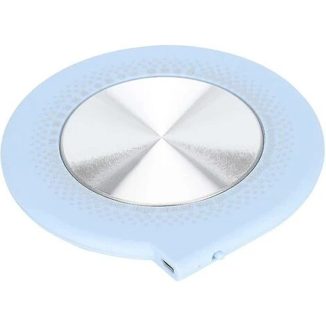 USB Mug Heater Mat, Coffee Mug Warmer For Office/Home/Office USB Heating Insulation (Blue)