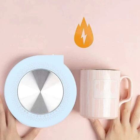 USB Mug Heater Mat, Coffee Mug Warmer For Office/Home/Office USB Heating Insulation (Blue) - Image 5
