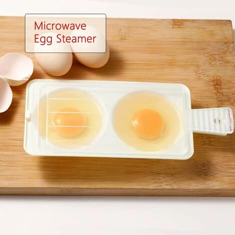 Microwave Oven Special Steam Plate Love Breakfast Steamer Eggs Plastic Heat-resistant Egg Mold - Image 5