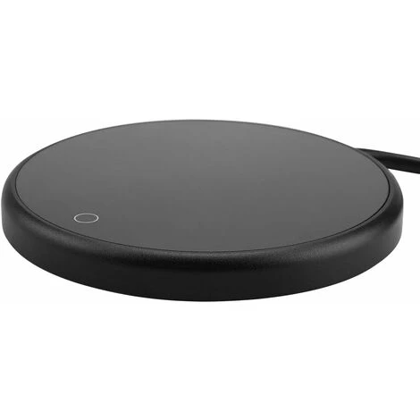 Electric Cup Warmer Desktop Pad Tea Coffee Milk Cup Warmer Coaster Tray Household Office Supplies(Black) - Image 4
