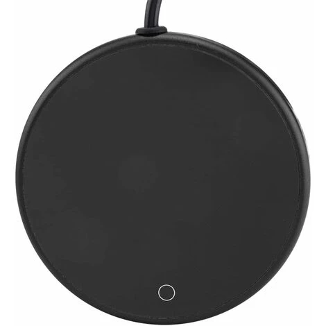 Electric Cup Warmer Desktop Pad Tea Coffee Milk Cup Warmer Coaster Tray Household Office Supplies(Black) - Image 5