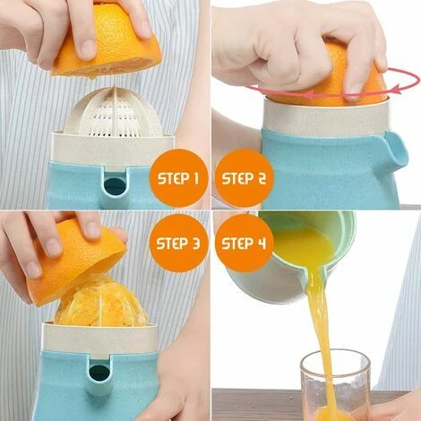 Manual Citrus Juicer, 450ml Lemon Squeezer Dual Purpose Manual Fruit Squeezer, Manual Fruit Squeezer For Lemons/Lime/Orange/Grapefruit - Image 4