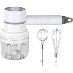 250ml Electric Beater, Cordless 3 Speed USB Rechargeable Multi-Function Mixer, Portable Electric Beater For Pastry-Cream-Protein