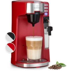 Klarstein Baristomat 2-in-1 Fully Automatic Coffee & Tea Maker Milk Foam 6 Programmes