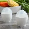 2pcs Microwave Egg Cooker Cup Poacher Egg Boiler Steamer Eggs Without The Tools Egg Shell