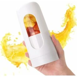 Blender Smoothie Maker, Bouteille De Mixeur De Jus Frais Pour Shakes Et Smoothies, Mini Mixeur De Smoothie à Emporter, Mixeur Mixeur De 10 Oz Avec USB Rechargeable, Mixeur Portable Pour Le Sport, Les