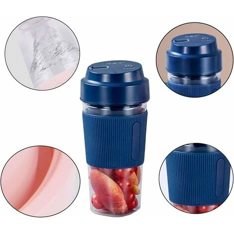 Portable Blender Jar, USB Electric Juicer Multifunction Blender - Image 3