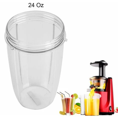 Top Juicer Cup Parts Mug Replacement For Nutribullet Nutri Suit For 900W Blenders Juice Mixer, Fruit And Vegetable Mixing Machine 18/24/32Oz (24 Oz) - Image 3