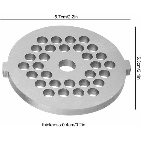 Meat Grinder Blade Stainless Steel Disc Meat Mincer Plate With 5/7mm Holes Professional Replacement Spare Part For Grinders Mincers Food Chopper(5mm) - Image 2