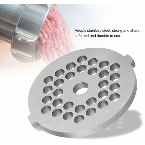 Meat Grinder Blade Stainless Steel Disc Meat Mincer Plate With 5/7mm Holes Professional Replacement Spare Part For Grinders Mincers Food Chopper(5mm) - Image 3