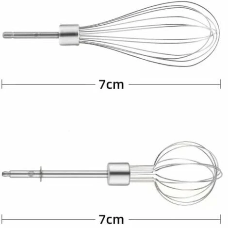 Blender Household Electric Portable Cordless Egg Beater Multifunction Creamer Cooking Whisk White - Image 4