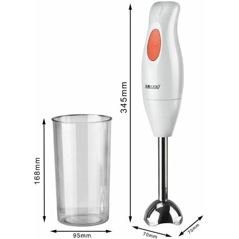 Hand Blender Electric Stirrer Multifunctional Food Maker White - Image 4