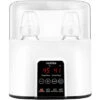 Bottle Warmer With LED Indicators Breastmilk/Formula/Baby Food Sterilization Bottle Warmer And Timer, White EU Plug