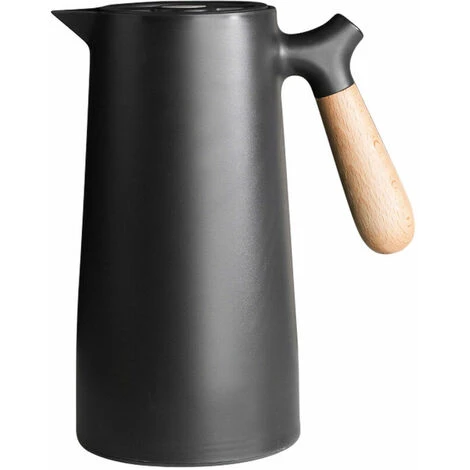 Large Thermal Coffee Carafe Double Wall Household Thermos Glass Liner Coffee Maker Insulation Household Pot Vacuum Carafes With Removable Tea Infuser And Strainer