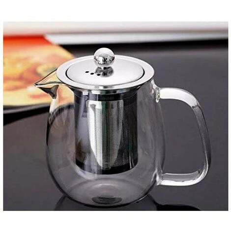 Glass Teapot With Brewing Teapot 500ml/17oz Teapot Warmer Is A Safe And Heat-resistant Flower And Loose Leaf Teapot Set. - Image 2