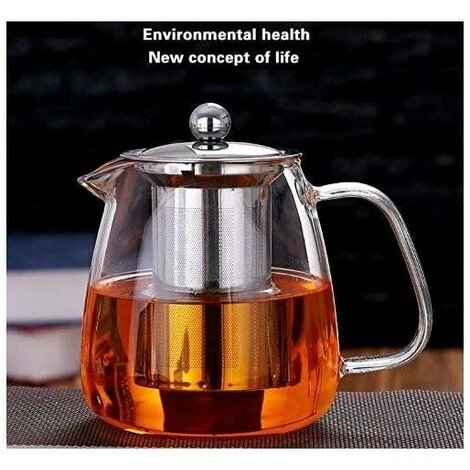 Glass Teapot With Brewing Teapot 500ml/17oz Teapot Warmer Is A Safe And Heat-resistant Flower And Loose Leaf Teapot Set. - Image 3