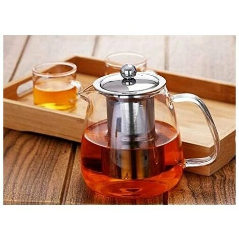 Glass Teapot With Brewing Teapot 500ml/17oz Teapot Warmer Is A Safe And Heat-resistant Flower And Loose Leaf Teapot Set. - Image 5