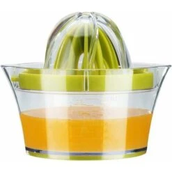 Manual Citrus Squeezer, Orange Lemon Squeezer, Multifunctional Lime And Orange Lemon Squeezer With 2 Reamers And Measuring Container