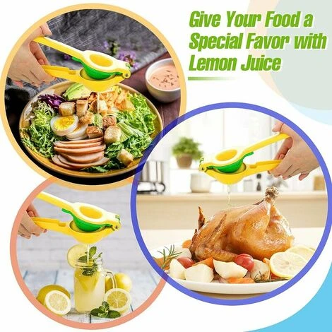 Manual Juicer, Heavy Duty, 2 In 1 Premium Metal Lemon Orange Lime Manual Juicer, Safe Juicer, Faster And Efficient, Sturdy Design, Easy To Clean. - Image 3