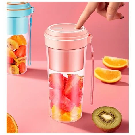 Fruit Juicing Cup Home Rechargeable Mini Petit Portable Juicer Rose - Image 5